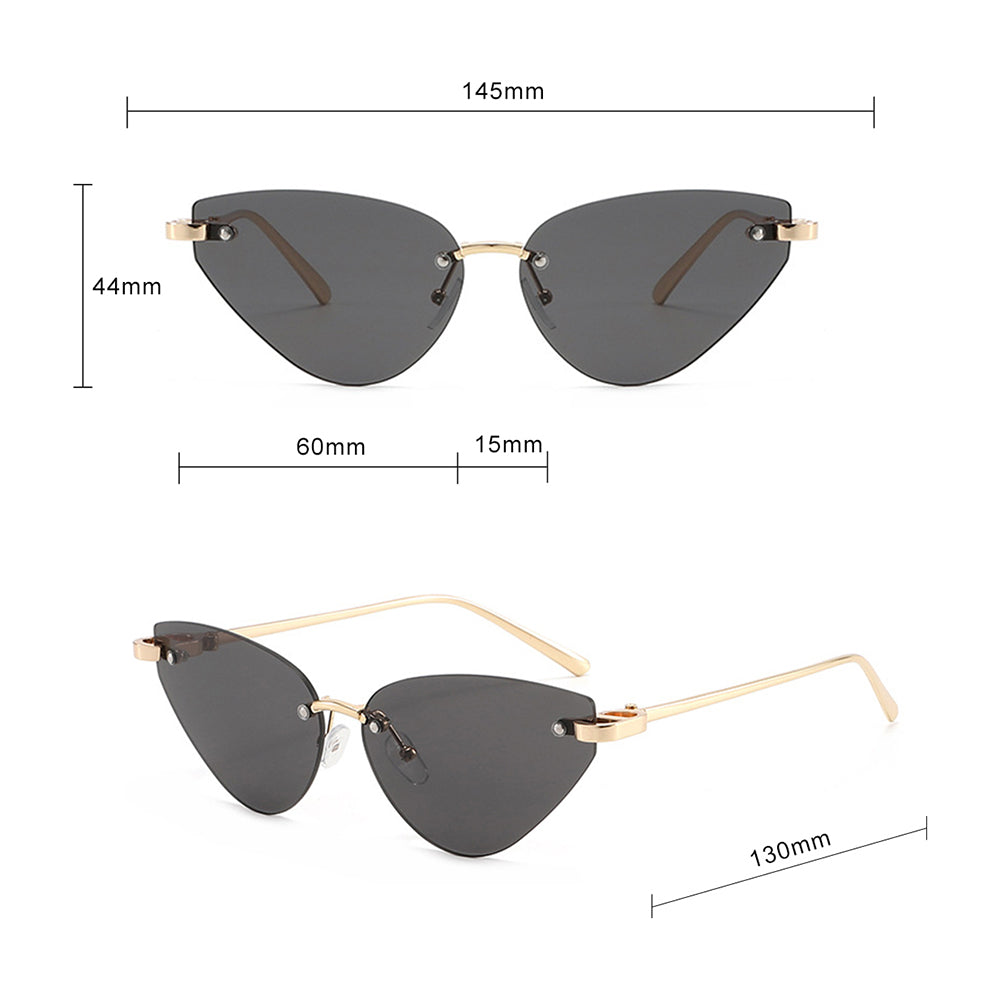 Ochelari De Soare Dama Techsuit S099, Aurii Maro