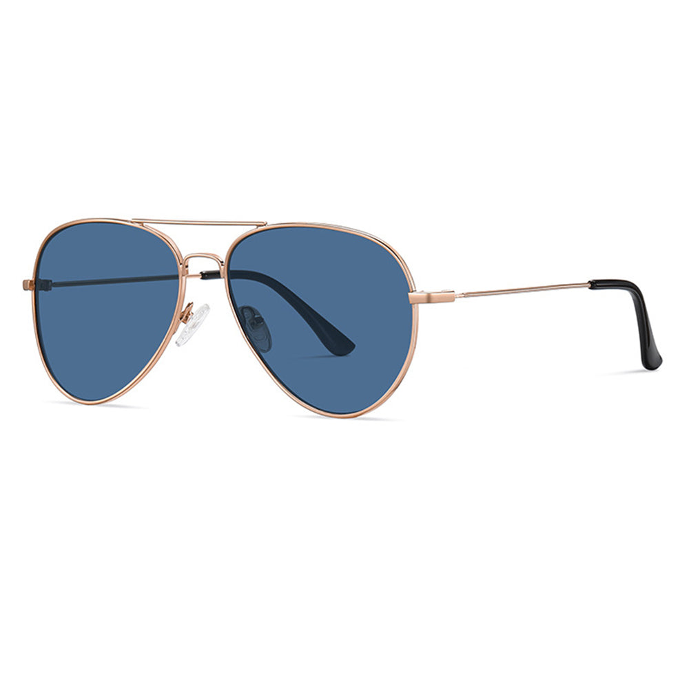 Ochelari De Soare Unisex Techsuit 3025, Protectie UV, Aurii Roz Albastri