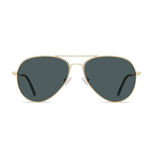 Ochelari De Soare Unisex Techsuit 3025, Protectie UV, Aurii Verzi