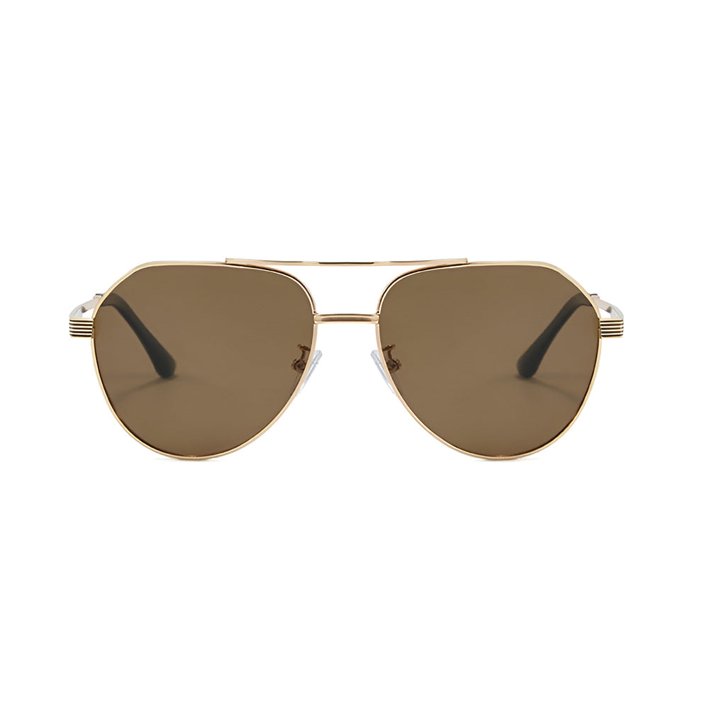 Ochelari De Soare Unisex Techsuit 8622, Polarizati, Protectie UV, Aurii