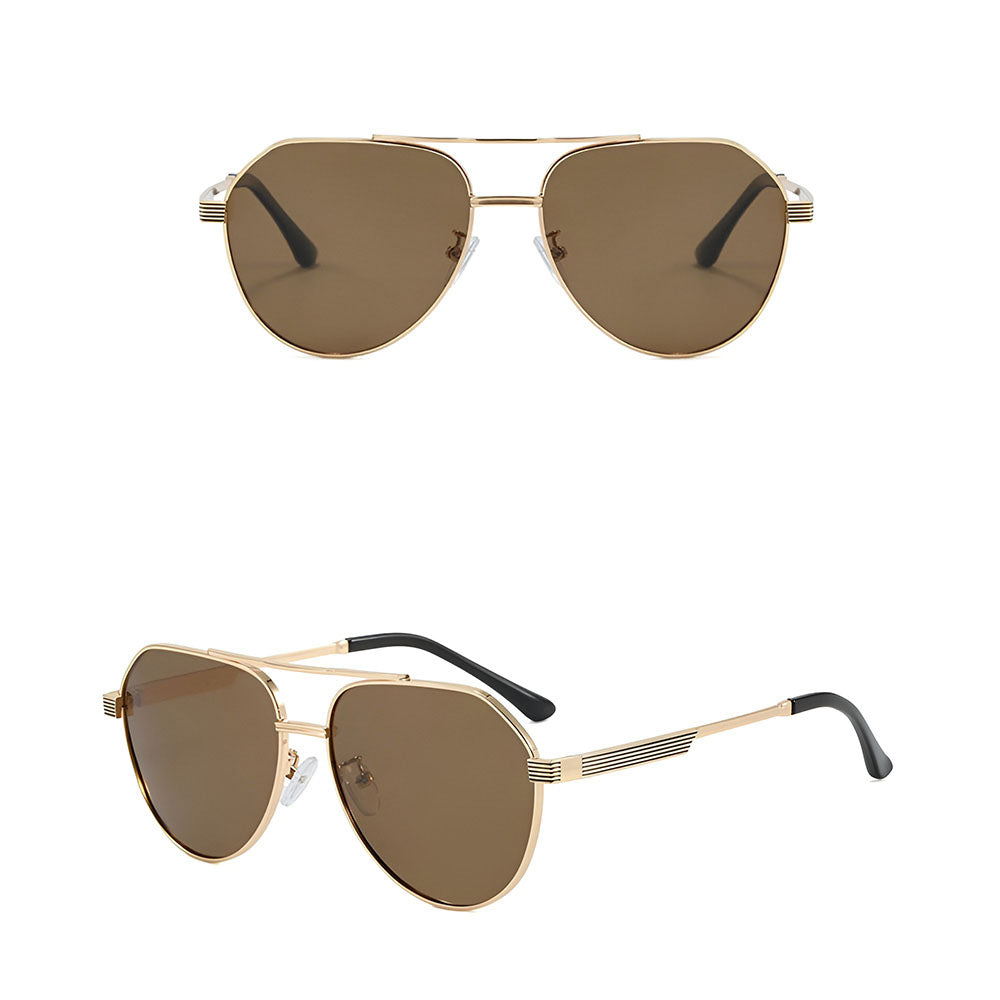Ochelari De Soare Unisex Techsuit 8622, Polarizati, Protectie UV, Aurii