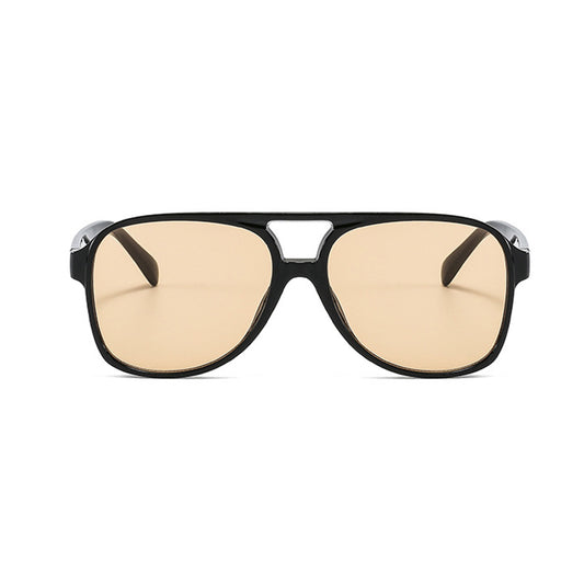 Ochelari De Soare Unisex Techsuit 98061, Protectie UV, Negri Maro Deschis