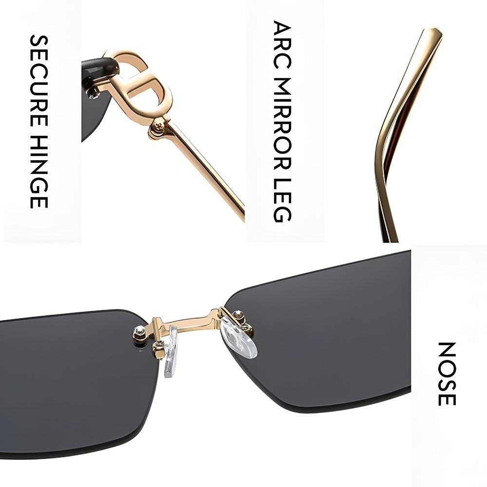 Ochelari De Soare Unisex Techsuit S098, Argintii Bleu
