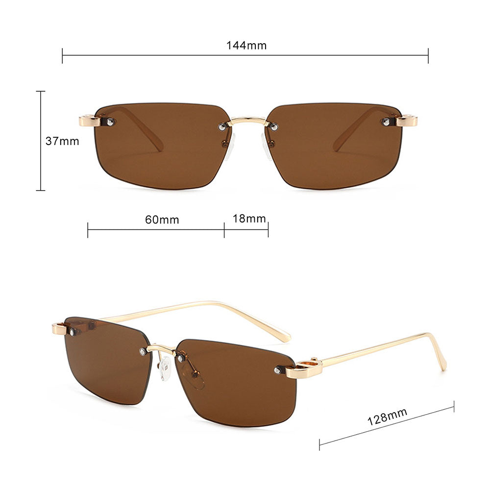 Ochelari De Soare Unisex Techsuit S098, Aurii Roz