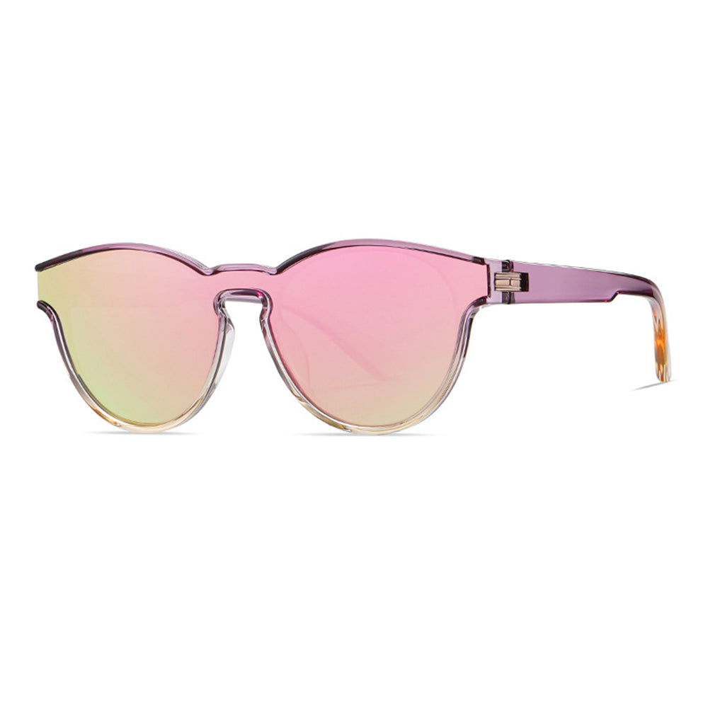 Ochelari De Soare Unisex Techsuit TR7545, Polarizati, Protectie UV, Mov Galbeni Roz