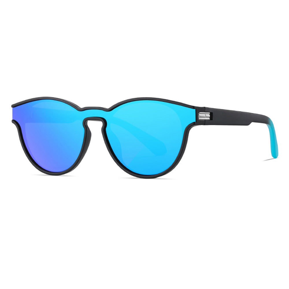 Ochelari De Soare Unisex Techsuit TR7545, Polarizati, Protectie UV, Negri Albastri Verzi