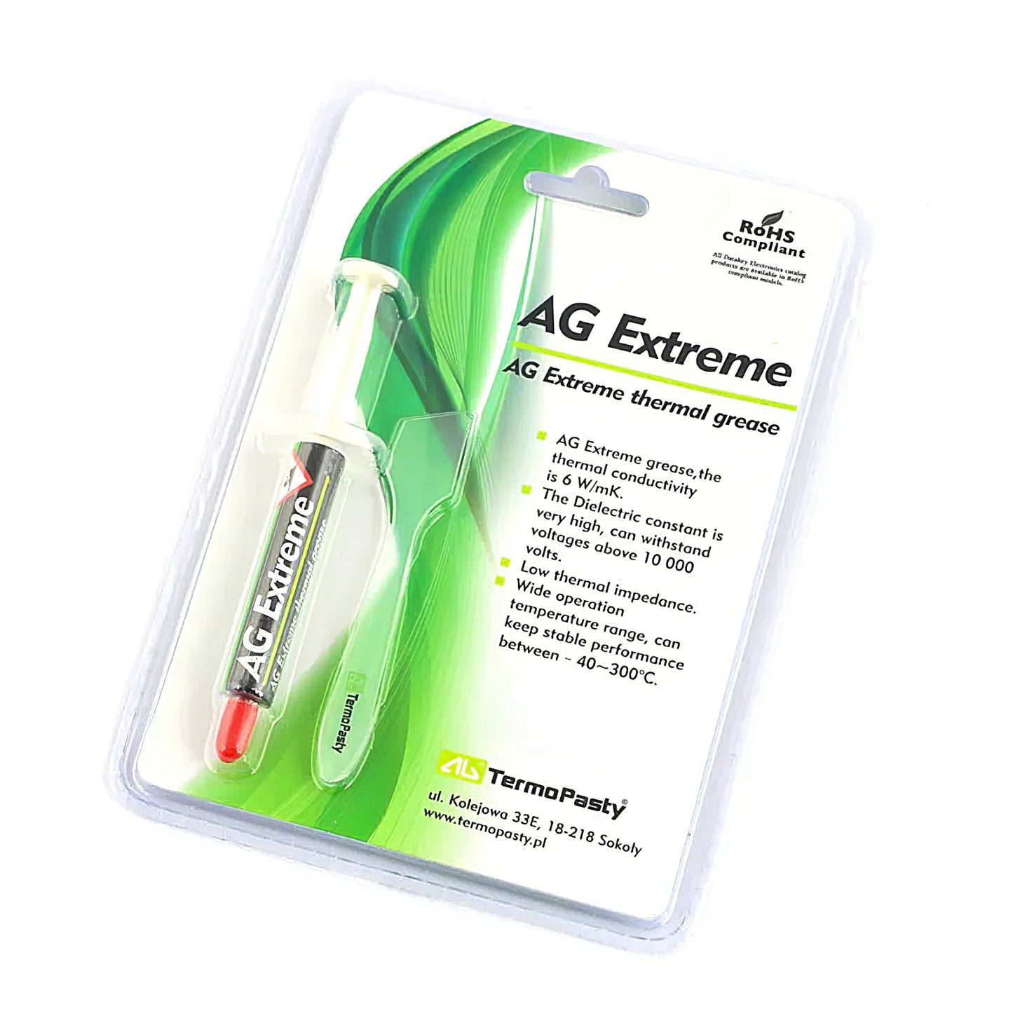 Pasta Termoconductoare AG Termopasty AG Extreme, Tip Seringa, 3g ART.AGT-108