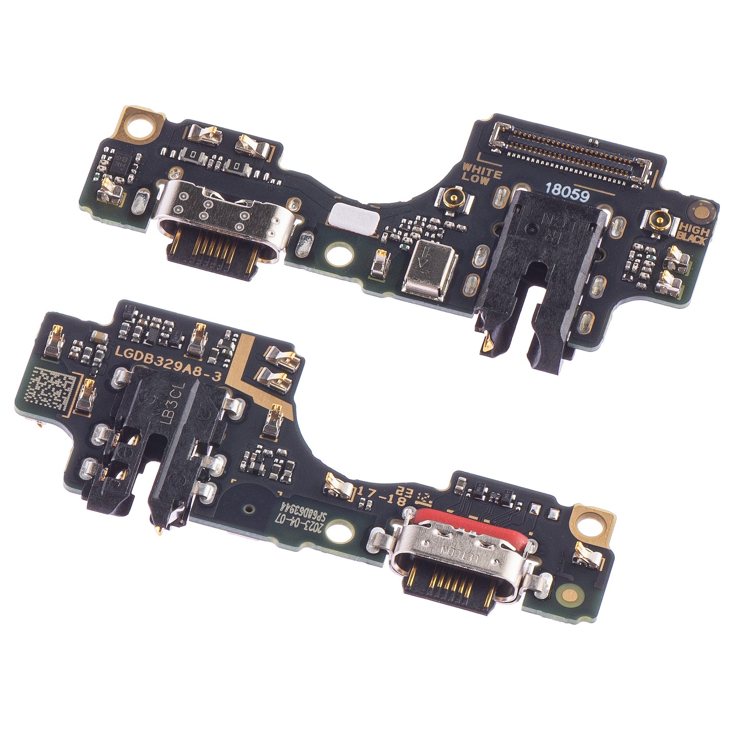 Placa cu Conector Incarcare - Audio - Microfon Motorola Moto G73, Service Pack 5P68C22261