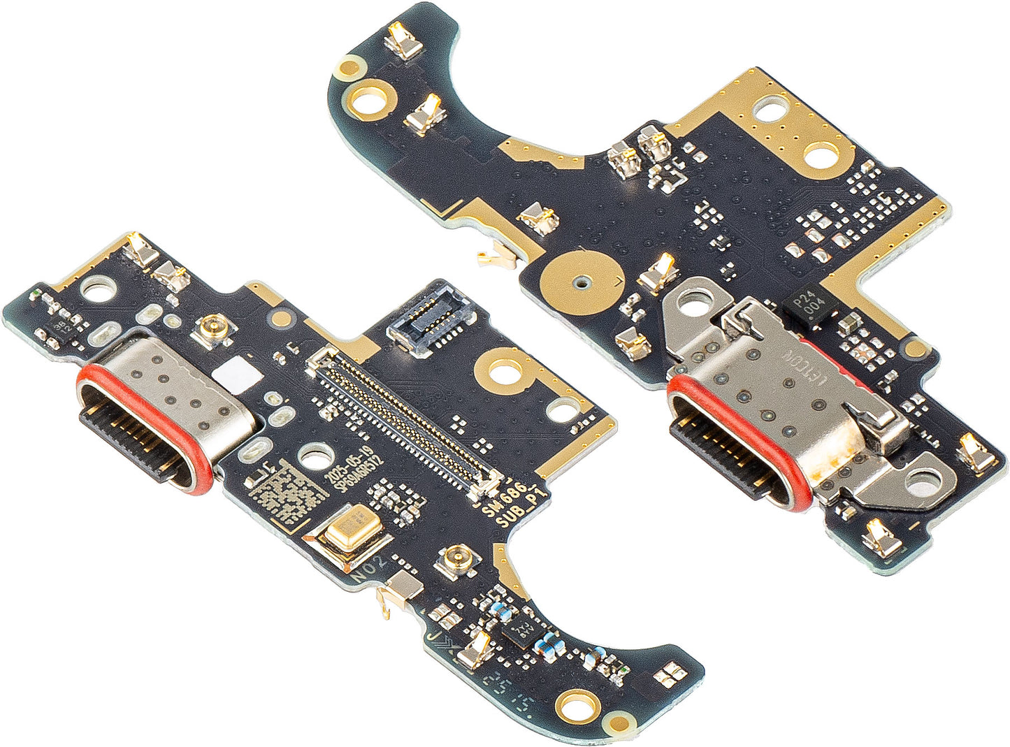 Placa cu Conector Incarcare - Microfon Motorola Moto G86 Power / G86, Service Pack 5B28C30464