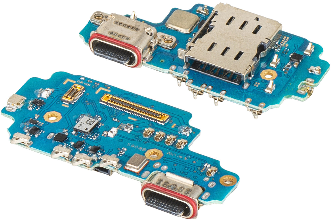 Placa cu Conector Incarcare - Microfon - Modul Cititor SIM Samsung Galaxy S22 Ultra 5G S908