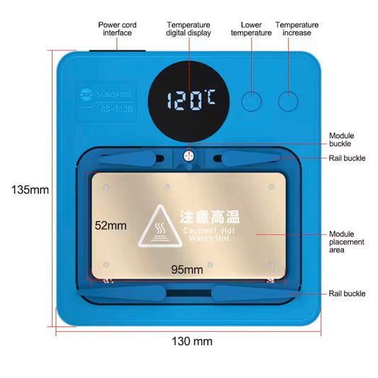 Plita PCB Sunshine SS-T12B pentru Apple iPhone / Android Series