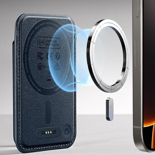 Portofel Magsafe, ESR, Classic Geo, Bleumarin