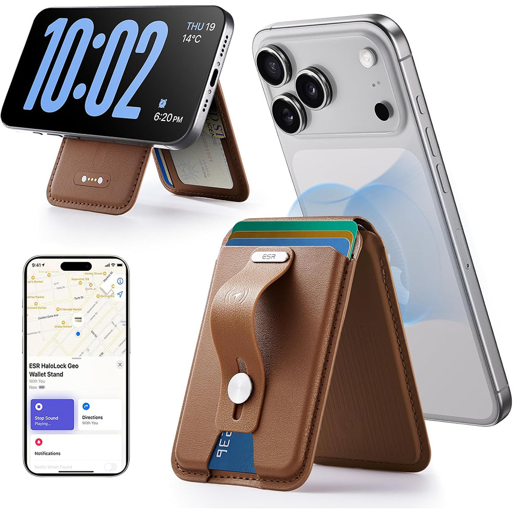 Portofel MagSafe, ESR, Findy my Wallet 5C, Maro