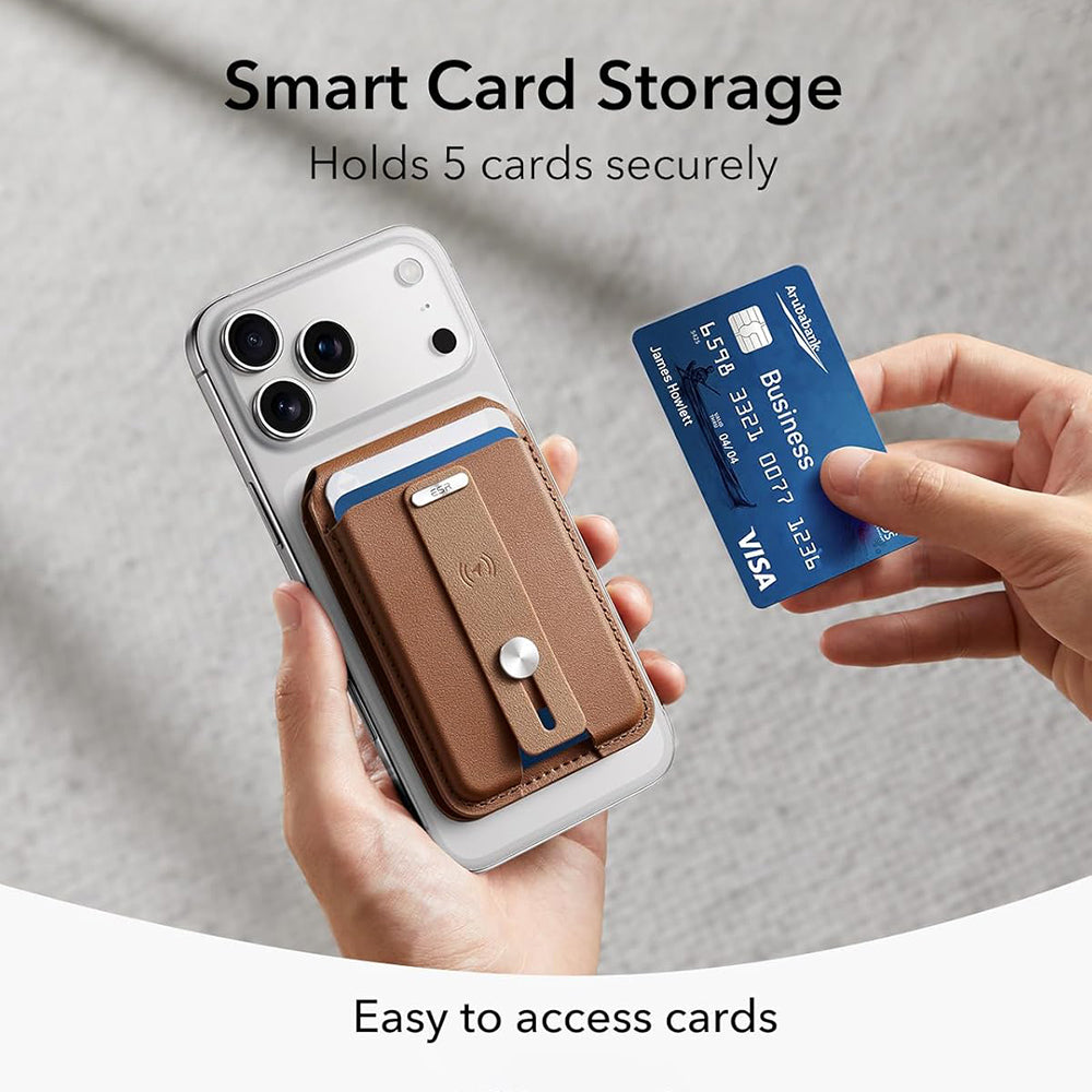 Portofel MagSafe, ESR, Findy my Wallet 5C, Maro