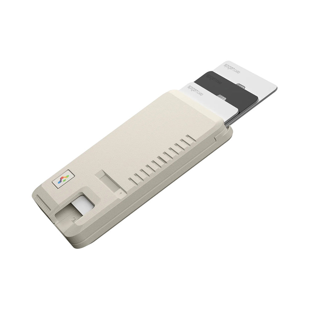 Portofel MagSafe, Spigen, Classic LS, Bej AFA10949