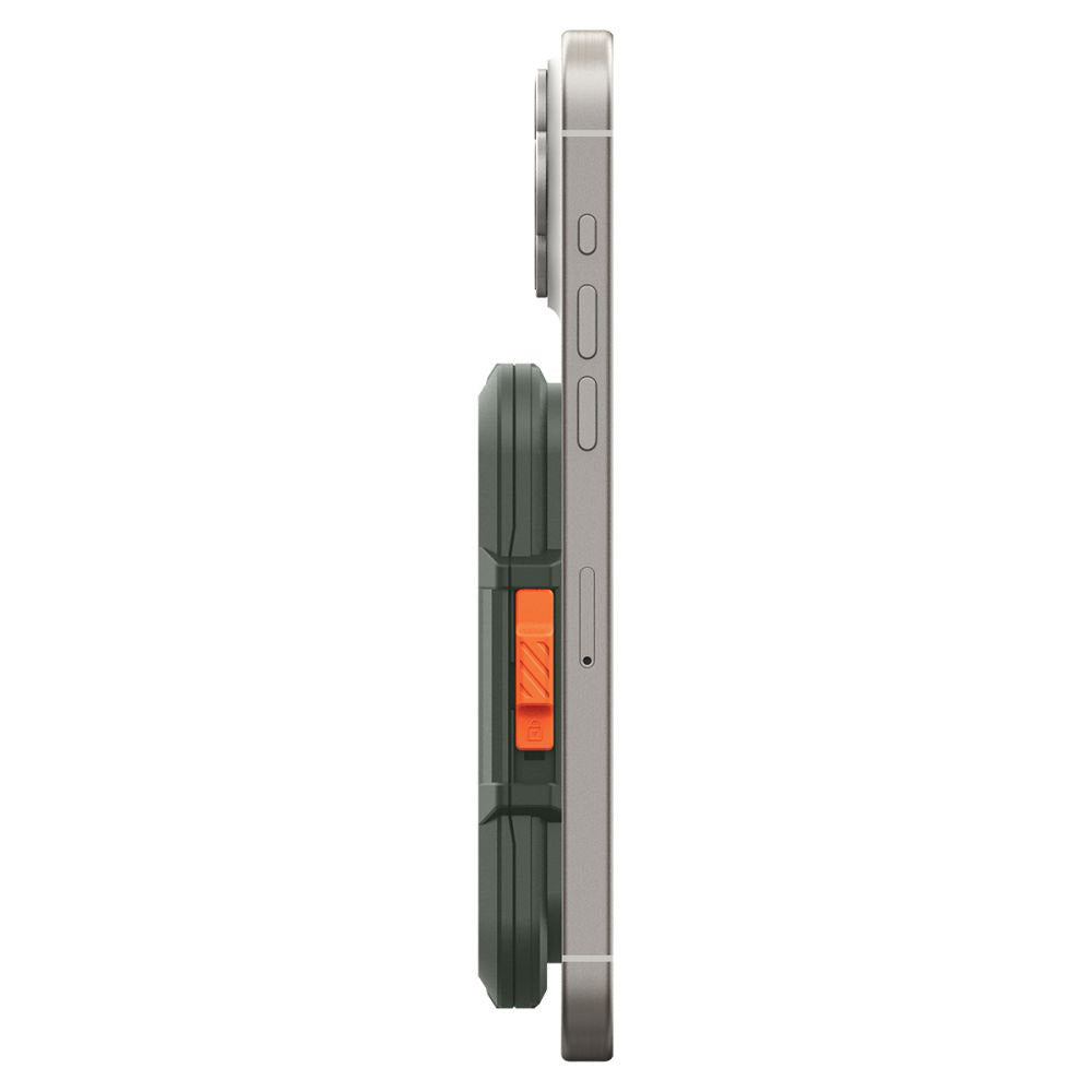 Portofel Magsafe, Spigen, Lock Fit, Verde