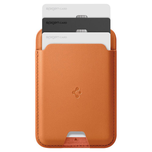 Portofel MagSafe, Spigen, Valentinus MagFit , Portocaliu AFA11339