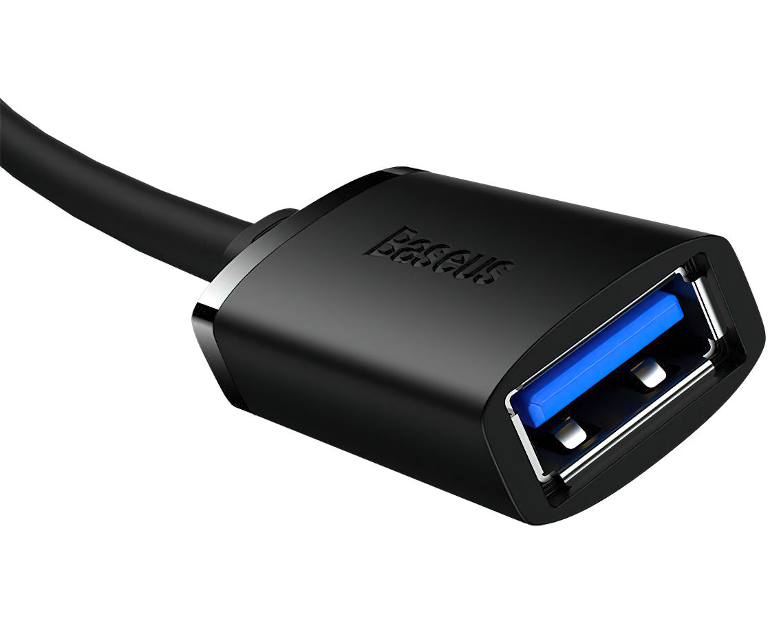 Prelungitor USB 3.0 Baseus AirJoy Series, 0.5m, Negru B00631103111-01