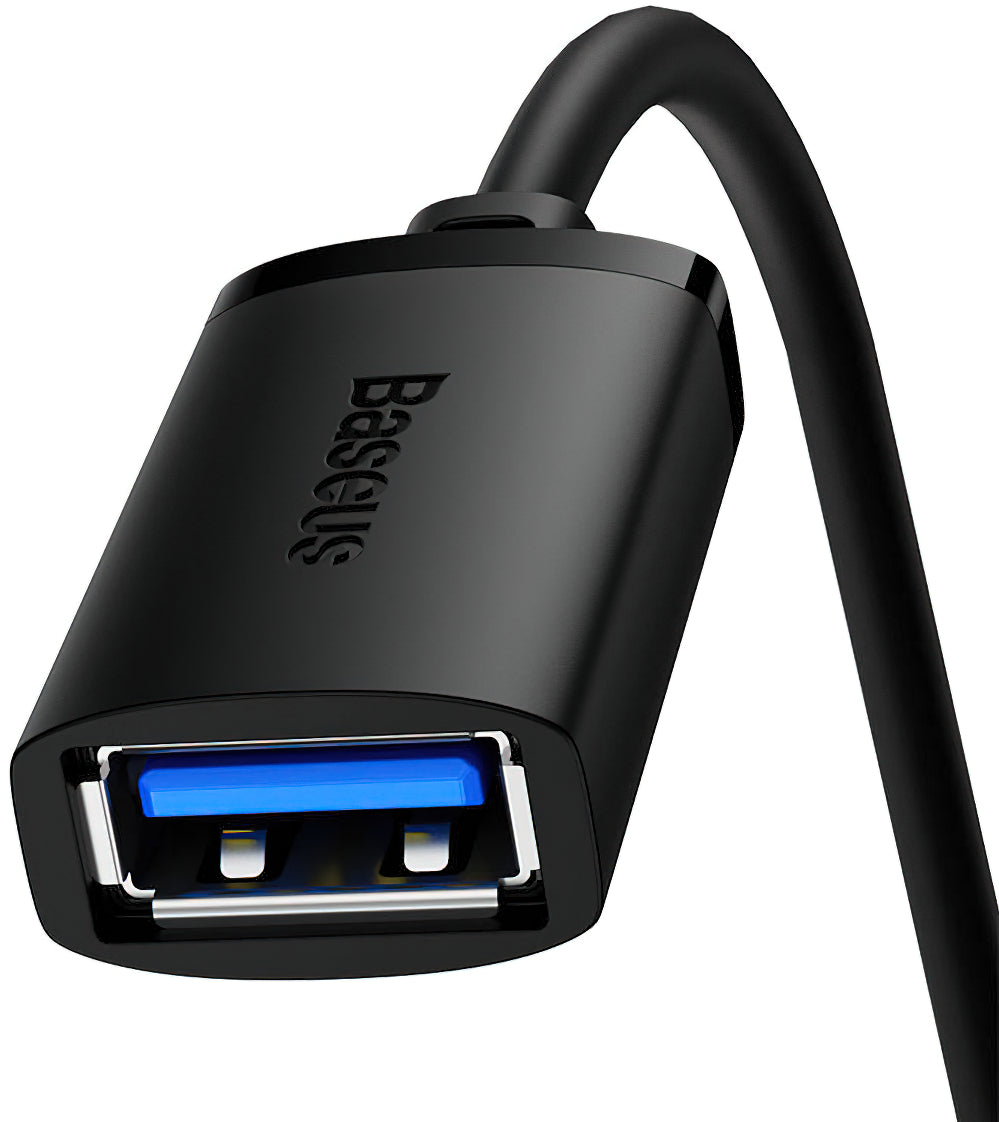 Prelungitor USB 3.0 Baseus AirJoy Series, 0.5m, Negru B00631103111-01
