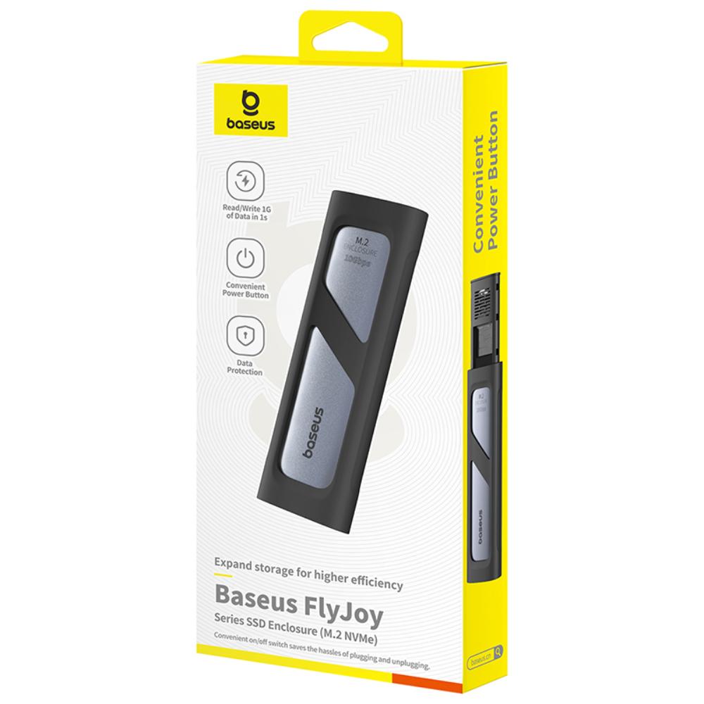 Rack Baseus FlyJoy Series pentru SSD M.2 NVMe, Gri B00760600811-01