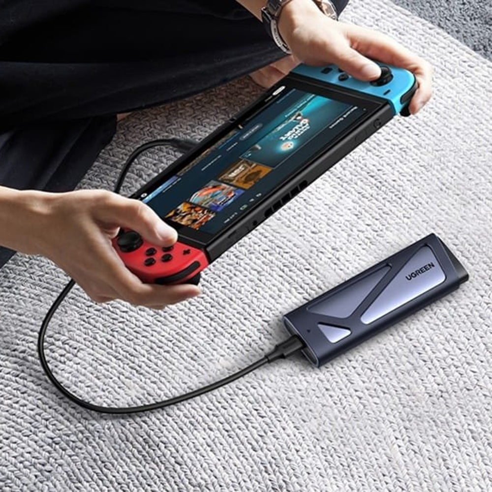 Rack UGREEN CM767 (15813) pentru SSD M.2 NVMe / NGFF, Gri