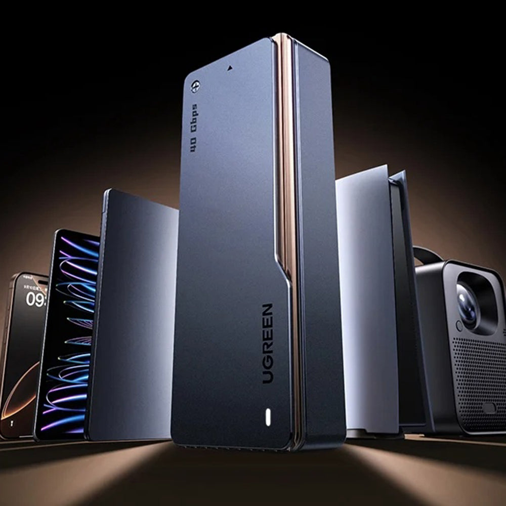 Rack UGREEN D703 (65727) pentru SSD M.2 NVMe, Negru