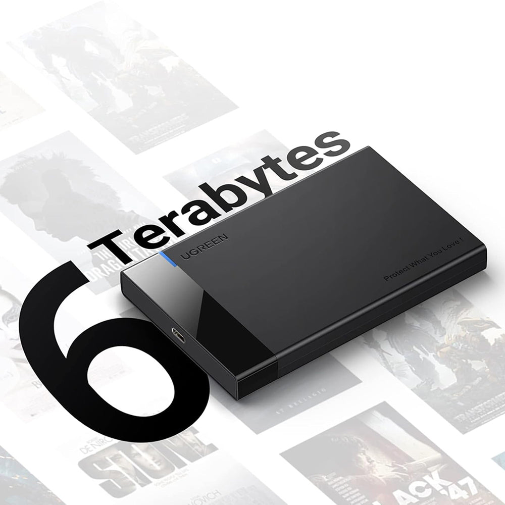 Rack UGREEN US221 (50743) pentru HDD / SSD SATA 2.5inch, USB-C, Negru