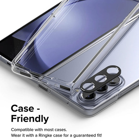 Rama protectie Camera Spate Ringke Styling pentru Samsung Galaxy Z Fold5 F946, Aluminiu, Neagra