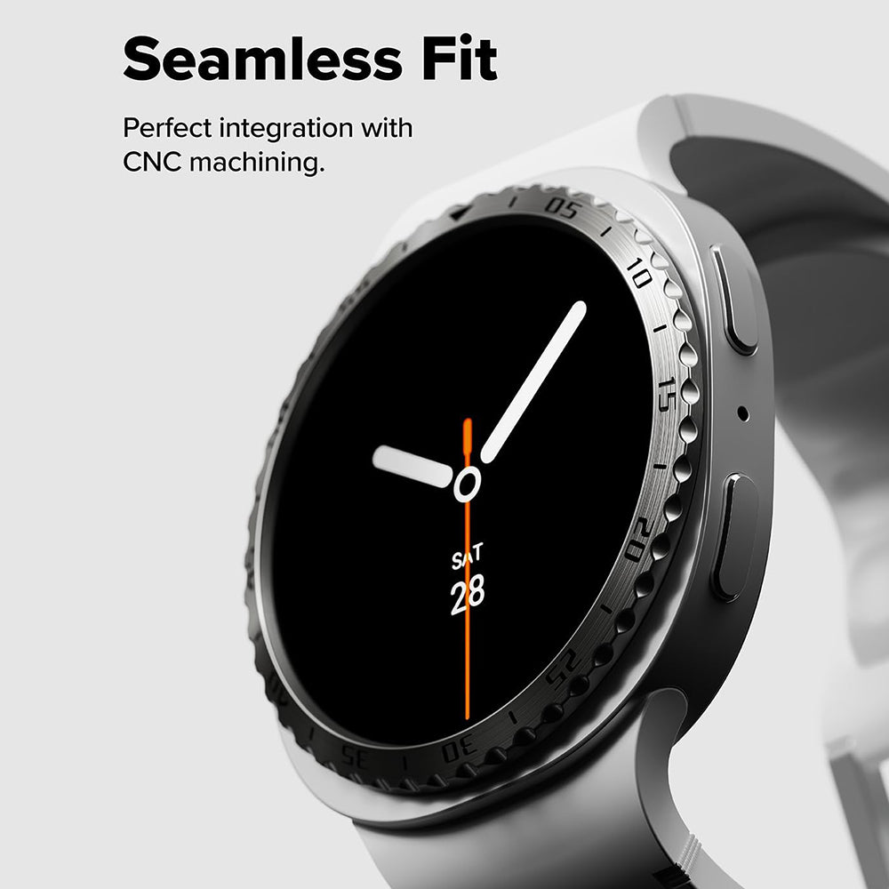 Rama Protectie Ringke Inner Styling pentru Samsung Galaxy Watch8 Classic, Argintie