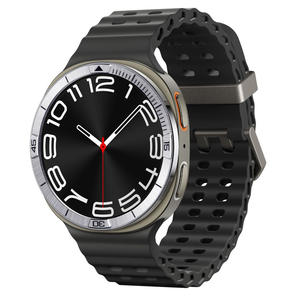Rama Protectie Spigen Tune Pilot pentru Samsung Galaxy Watch8 44mm, Argintie ACS10009