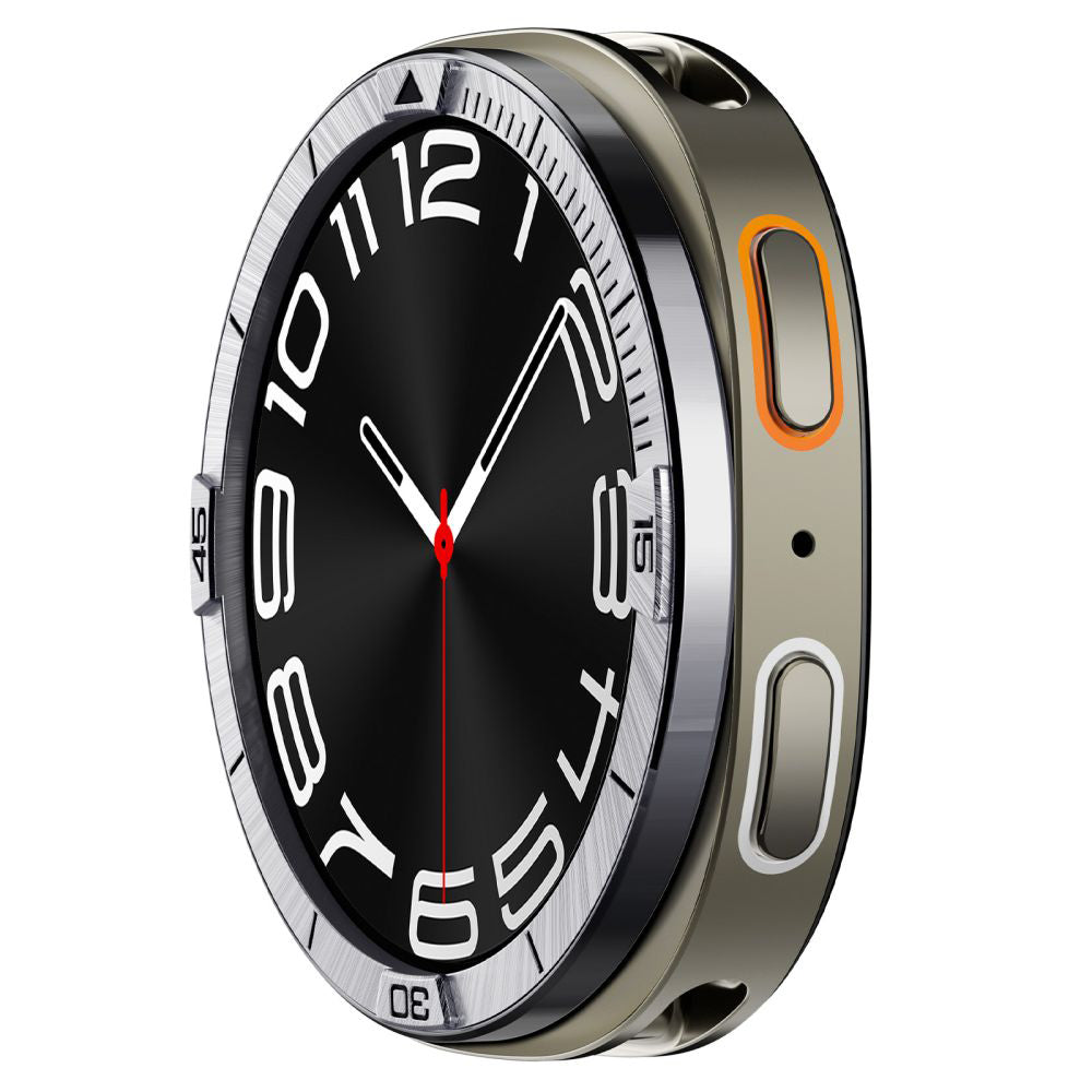 Rama Protectie Spigen Tune Pilot pentru Samsung Galaxy Watch8 44mm, Argintie ACS10009