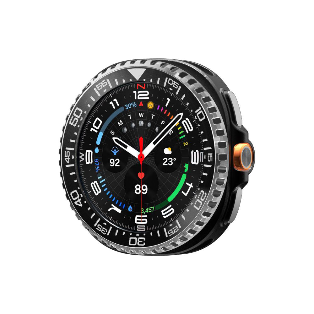 Rama Protectie Spigen Tune Pro Diver pentru Samsung Galaxy Watch8 Classic, Neagra ACS10016