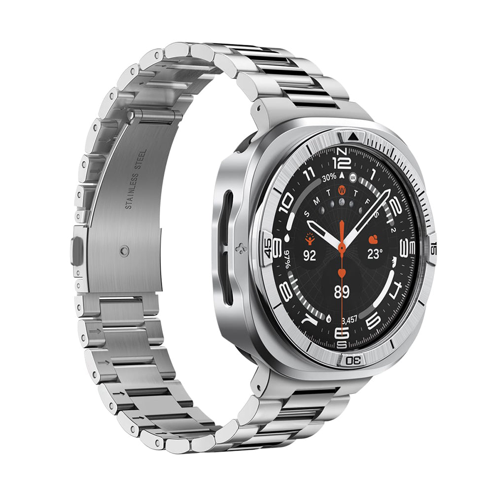Rama Protectie Spigen Tune Pro Pilot pentru Samsung Galaxy Watch Ultra2, Argintie ACS11618