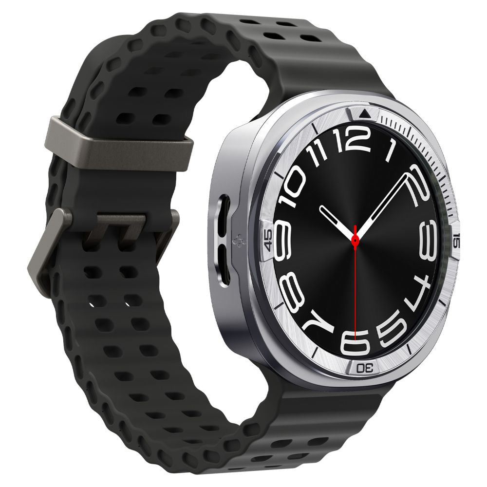 Rama Protectie Spigen Tune Pro Pilot pentru Samsung Galaxy Watch9 / Watch8 44mm, Argintie ACS10011