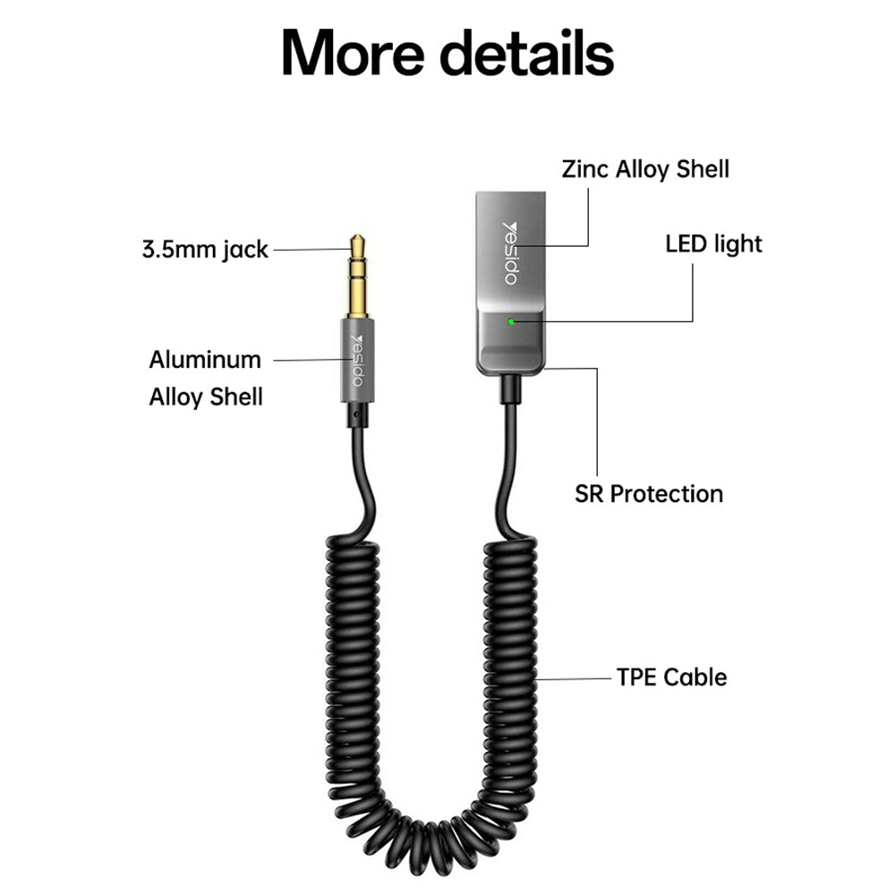Receptor Bluetooth Yesido YAU82
