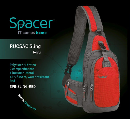 Rucsac Spacer Sling pentru Tableta max. 8inch, Rosu