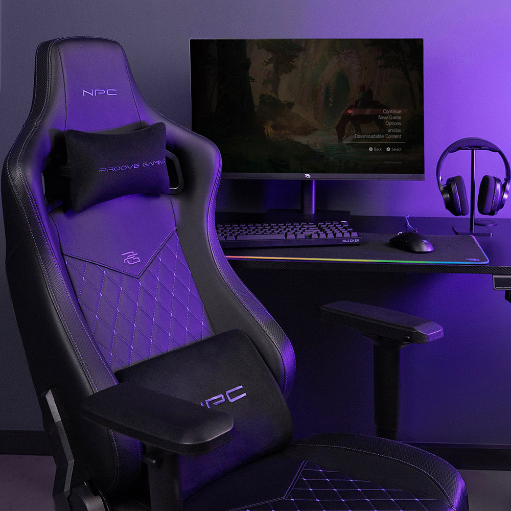 Scaun Gaming Proove NPC, Negru Mov GCNP0001017