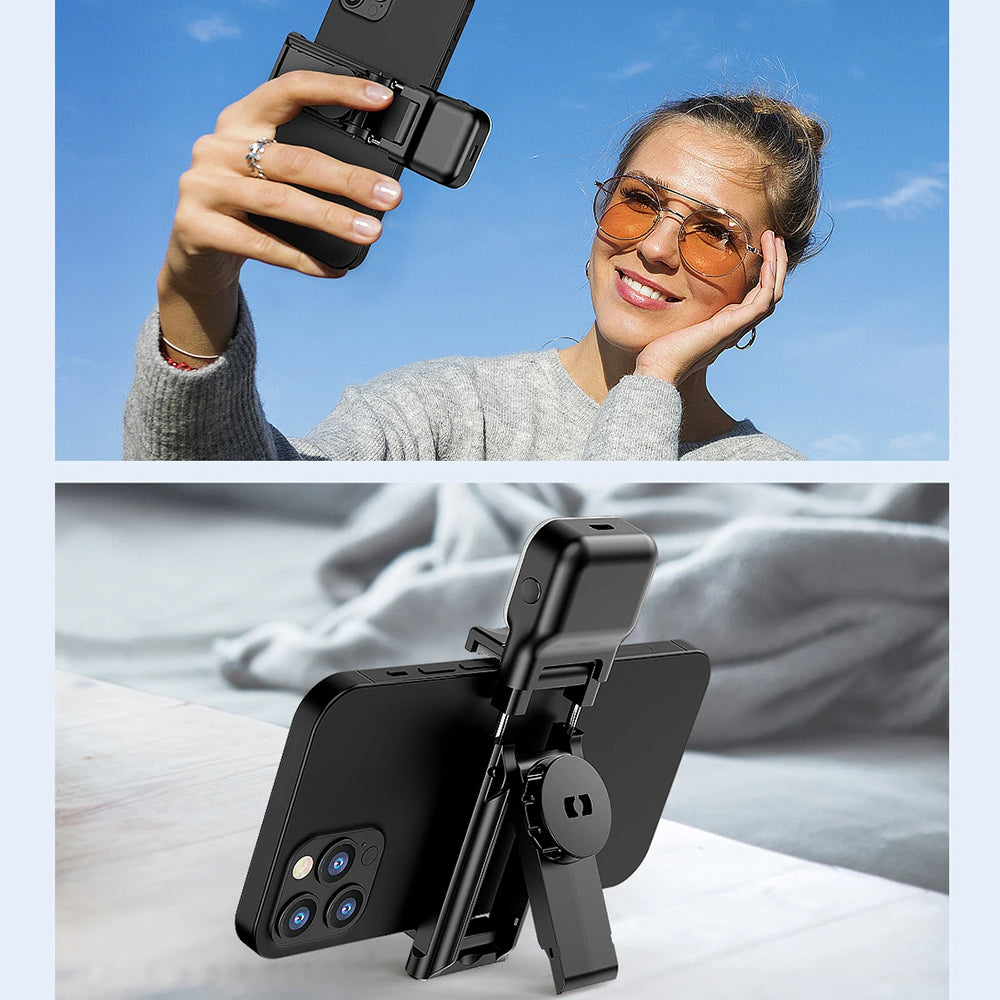 Selfie Stick Bluetooth Techsuit C01s, Universal, Negru