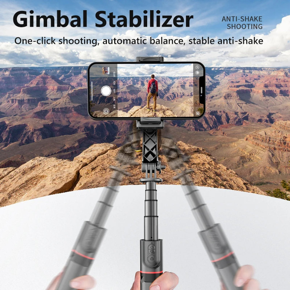Selfie Stick Bluetooth Techsuit L19, Universal, Negru
