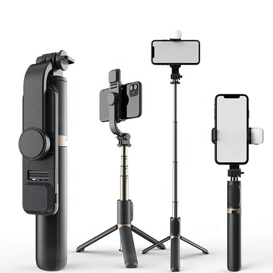 Selfie Stick Bluetooth Techsuit Q03s, Universal, Negru