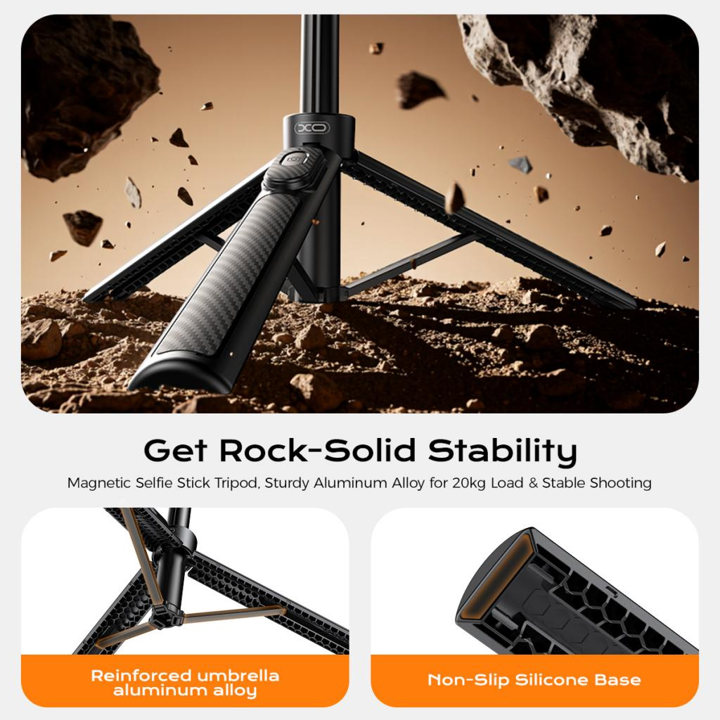 Selfie Stick Bluetooth XO Design SS30, Universal, Negru