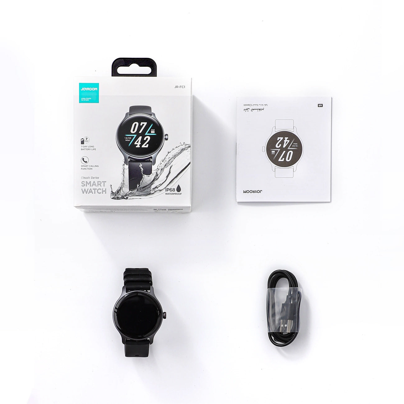 Smartwatch Joyroom JR-FC1 Call, Gri