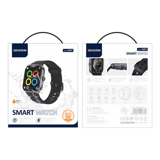 Smartwatch Sendem QX01, Negru