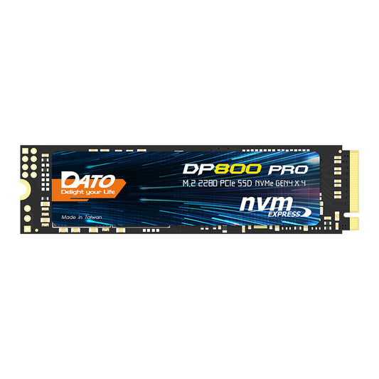 Solid State Drive (SSD) Dato DP800 Pro, NVME M.2 2280, PCIe, 4TB, Negru DP800PSSD-4TB