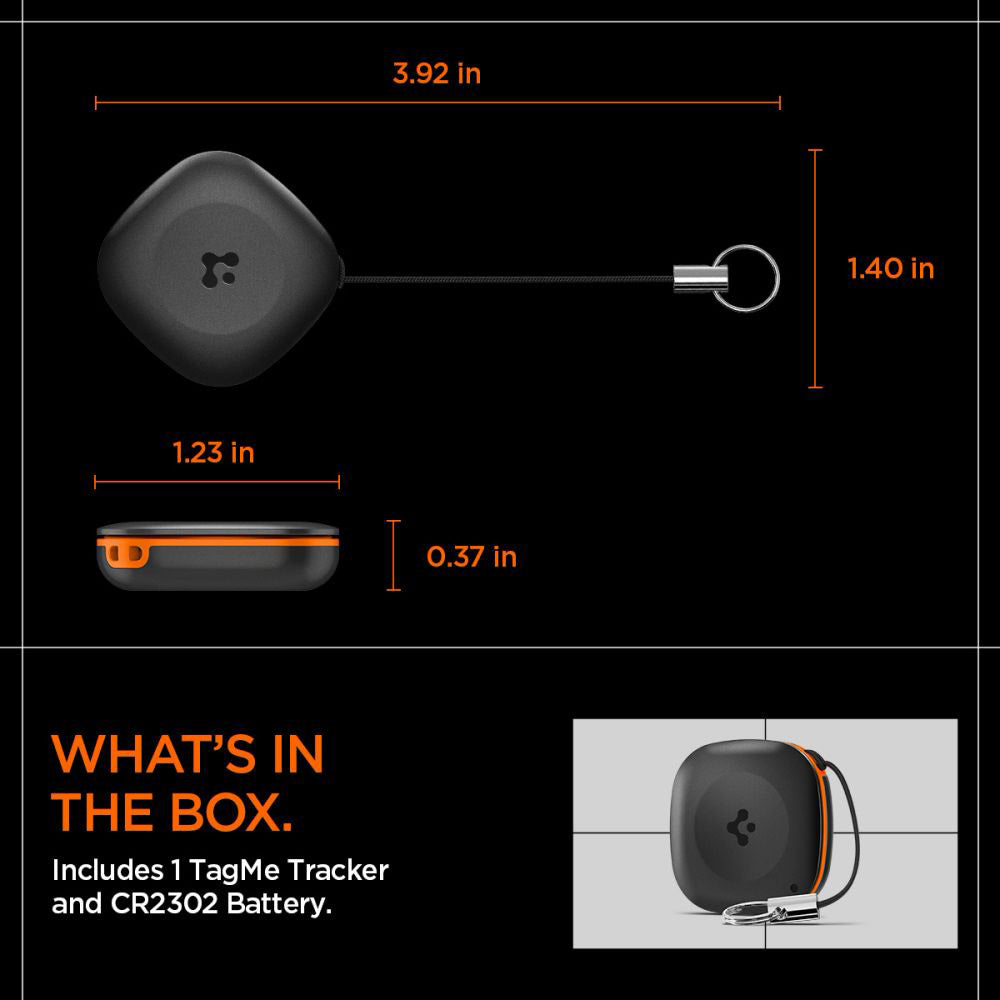 Spigen SmartTag TagMe pentru iOS Series, Negru