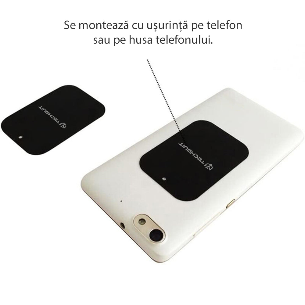 Sticker Metalic Techsuit MP03 2in1, Negru