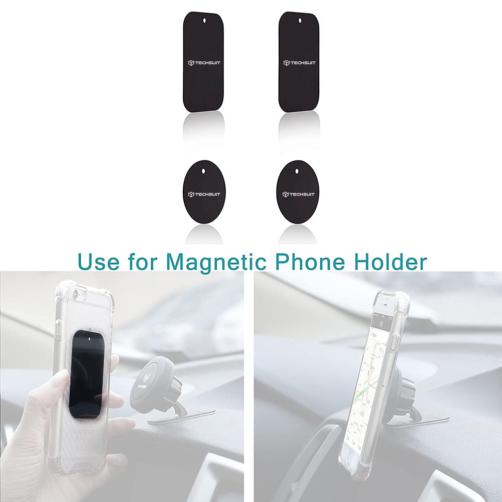 Sticker Metalic Techsuit MP04 4in1, Negru