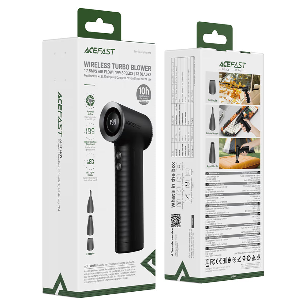 Suflanta Aer Acefast YF4, Negru