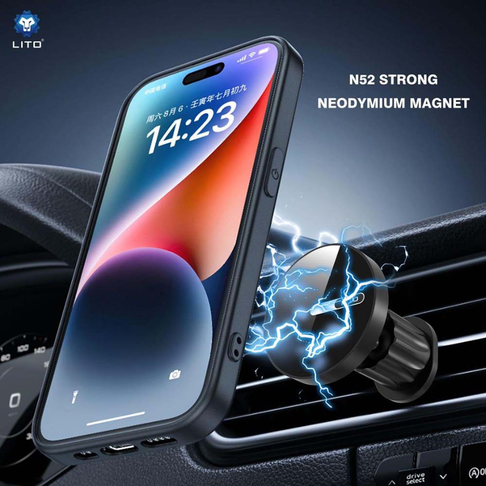 Suport Auto Magnetic Lito LT-W05, Universal, Negru