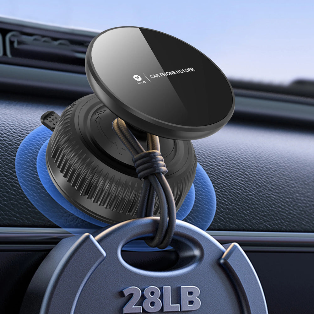 Suport Auto Magnetic Lito LT-W12, Universal, Negru